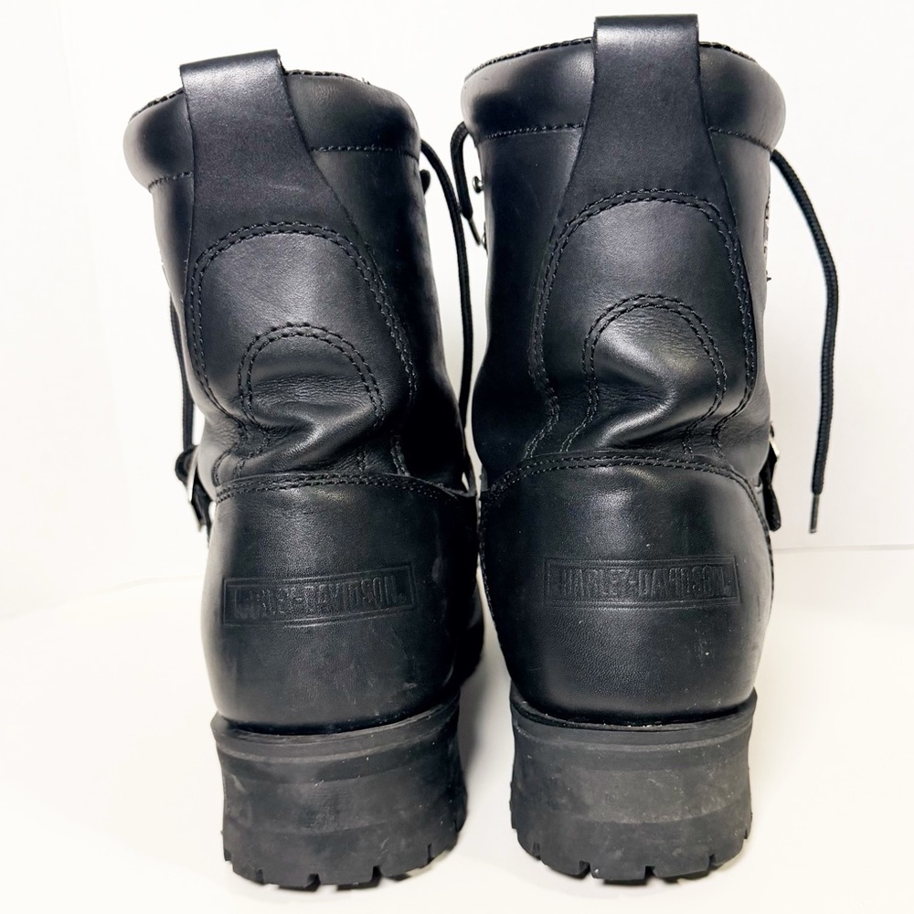 Harley-Davidson Men's Black Lace-Up Boots - Picture 3 of 12